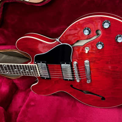 Gibson Gibson ES-335 Jun 2021 Sixties Dot USA Mint 2021 - Cherry Red image 10