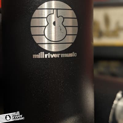 Mill River Music 24oz Vacuum Water Bottle Circle Logo Engraved - Black image 3