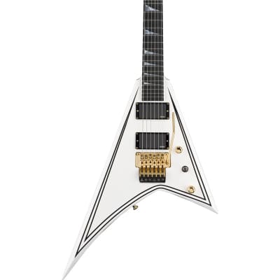 Jackson MJ Series Rhoads RR24MG, Ebony Fingerboard, White with Black  Pinstripes | Reverb UK