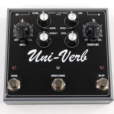 Used J. Rockett Uni-Verb Univibe Reverb Guitar Effects Pedal Univerb for sale