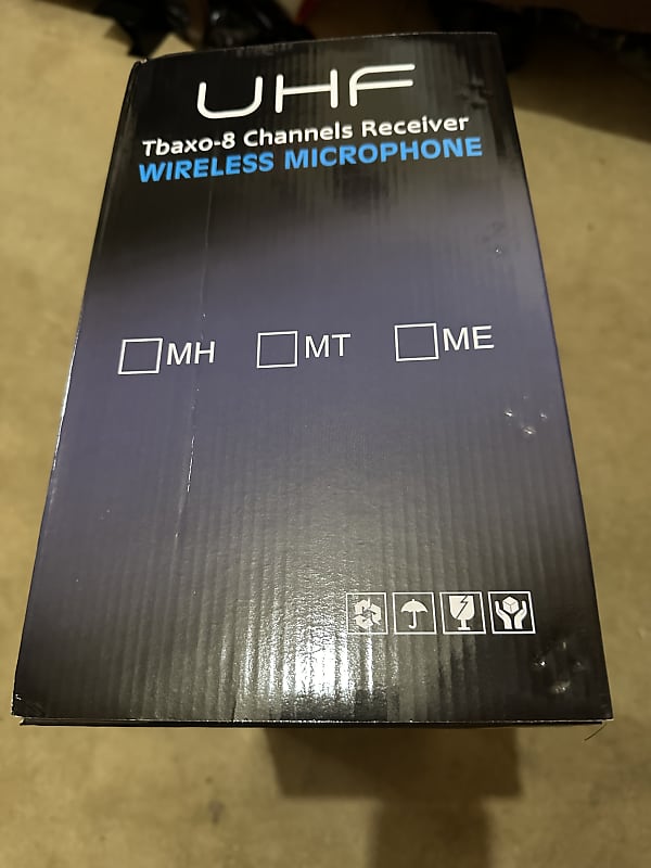 Tbaxo8 Wireless Microphone System Reverb