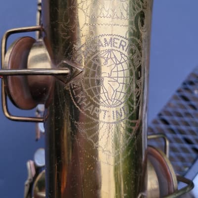 Conn Pan American 66M "Eagle on Globe" Tenor Saxophone 1935 Original Lacquer image 1