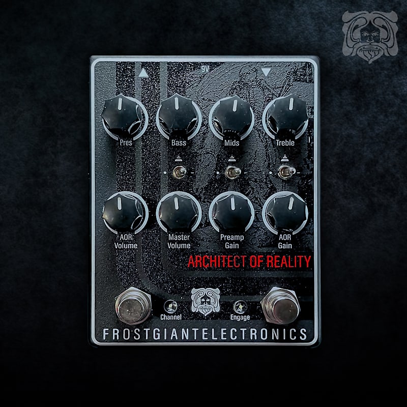 Frost Giant Electronics Architect of Reality Dual Channel Preamp Effects Pedal