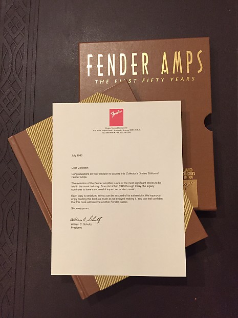 Fender Amps The First Fifty Years Limited Collector's Edition Brown/Tweed image 1