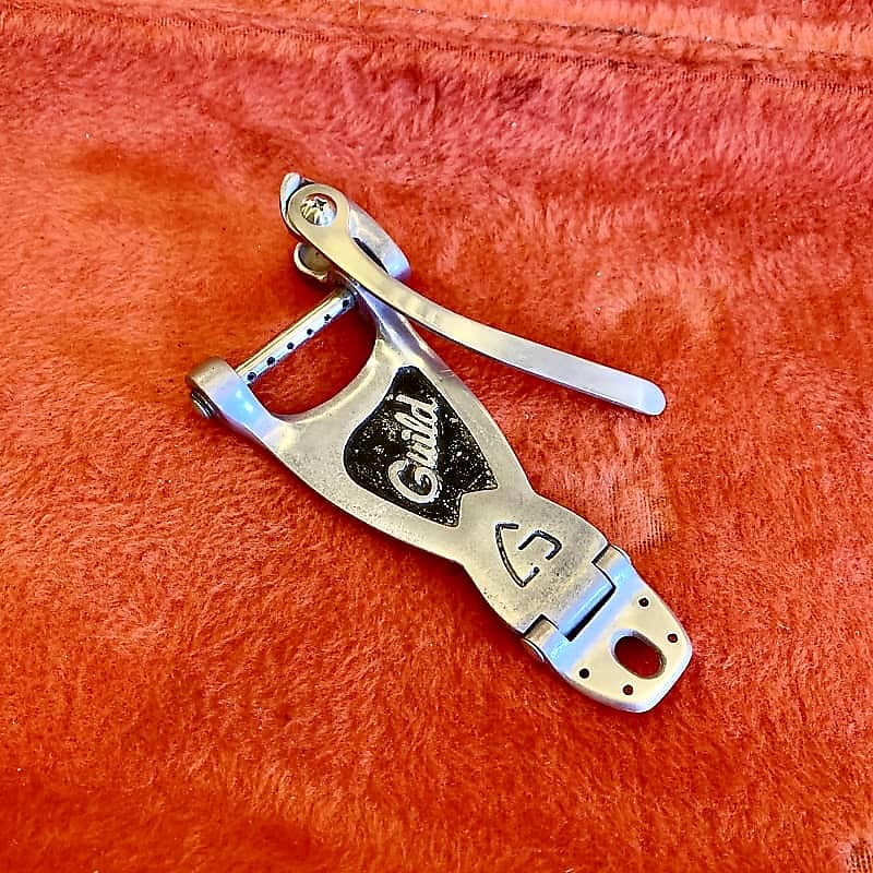 Guild Bigsby B3 Vibrato Guitar Tailpiece C 1960 Nickel | Reverb