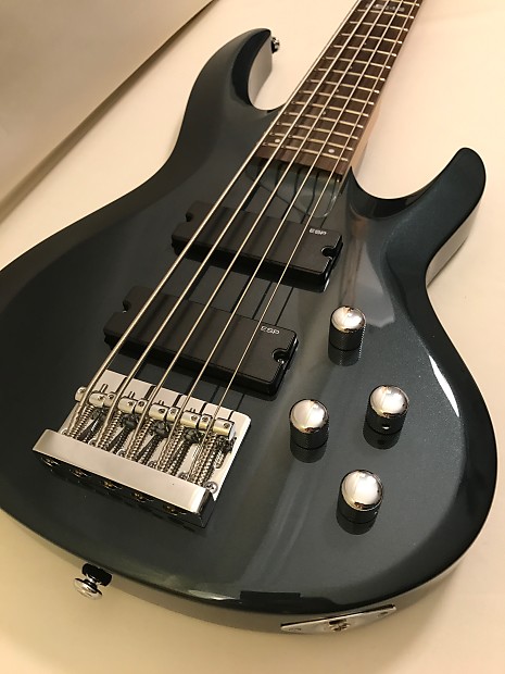 ESP LTD B 105 5 String Electric Bass Forest Green