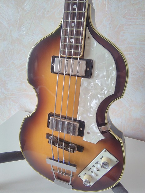 Greco Violin Beatle Bass VB-500 1983 Japan Vintage Sunburst