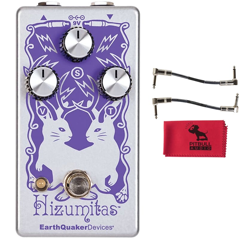 EQD EarthQuaker Devices Hizumitas Pedal w/ Patch Cables & Pitbull