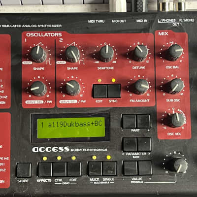 Access Virus B Desktop Digital Synthesizer 2000s - Black