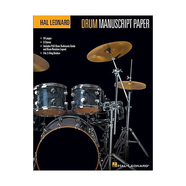 hal-leonard-drum-manuscript-paper-hal-leonard-reverb