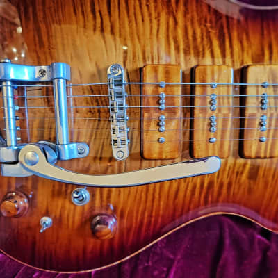New Orleans Guitar Company Custom Made Zero Fret Guitar (One of a Kind) 2020 Tobacco Sunburst image 11