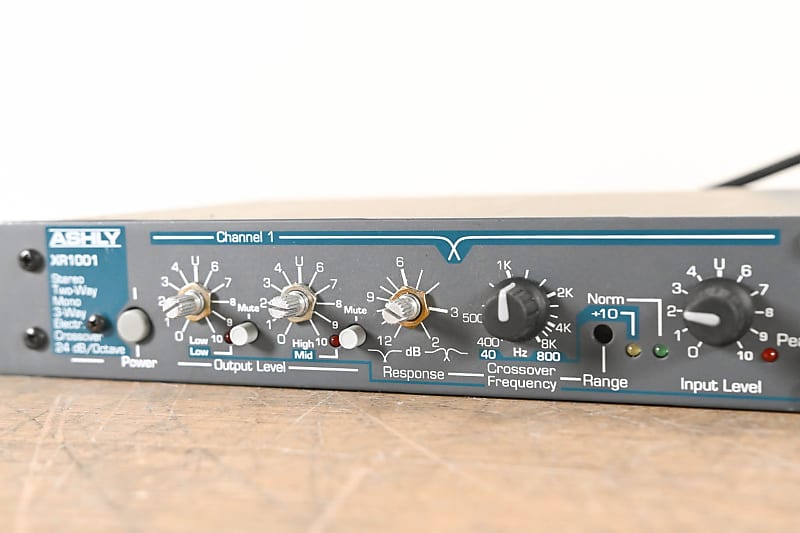 その他 ASHLY XR-1001 Crossover Ashly XR1001 2-Way Stereo 3-Way Mono Crossover | Sweetwater