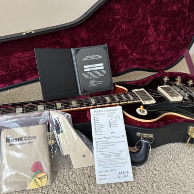 Gibson Custom Shop Historic 1958 R8 Les Paul Standard Reissue VOS Custom Order - very rare blacktop image 4