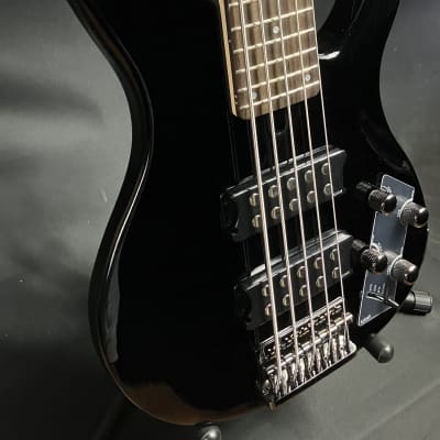 Yamaha TRBX305BL 5-String Electric Bass Guitar Gloss Black Finish image 5