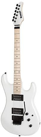 Kramer Pacer Vintage Electric Guitar with Floyd Rose Pearl White image 1