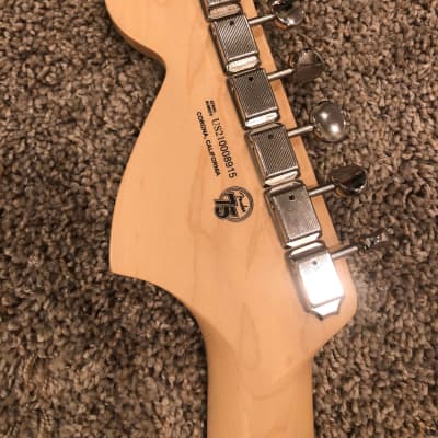Fender American Performer Mustang with Rosewood Fretboard with Gig Bag 2018 - Present Satin Sonic Bl image 5