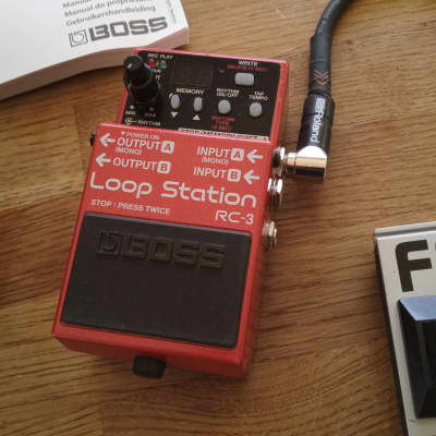 Boss RC-3 looper pedal with FS-5U switch 2015 | Reverb