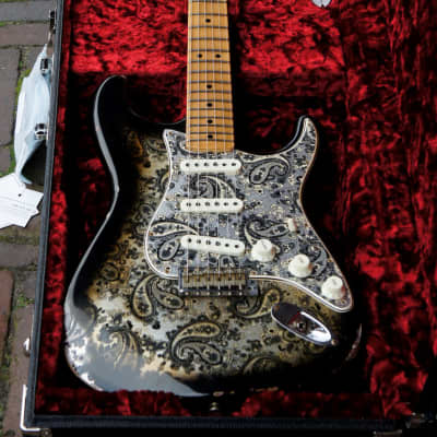 Fender Custom Shop Limited Edition '68 Black Paisley Stratocaster, Relic - Black Paisley image 2