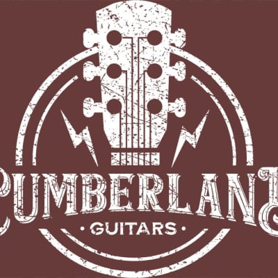 Cumberland Guitars Distressed T-Shirt - Navy Blue - Medium M image 2