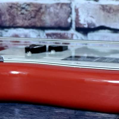 Fender Vintera '60s Mustang Bass w/Fender DLX Gig Bag 2022 Model in Fiesta Red image 20