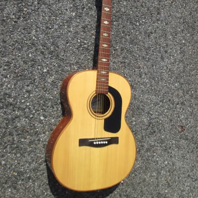 RARE 1970 Giannini Acoustic Guitar Steel String Model GS350 VERY CLEAN, REPR0 PICKGUARD for sale