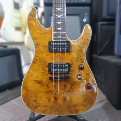 J&D Luthier Spalted Maple Contemporary Series Electric Guitar (Natural) for sale