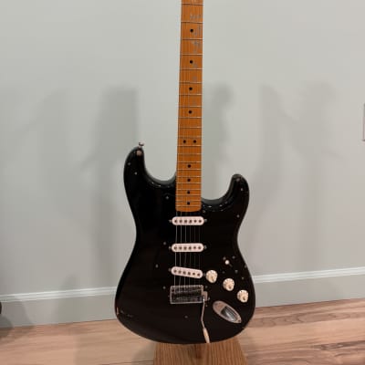 Fender Custom Shop David Gilmour Stratocaster Relic 2008 - 2021 - Black over 3-Color Sunburst image 4
