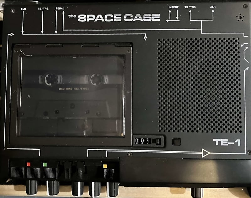 Space Case TE1 Cassette Tape Echo 2017 Black Reverb