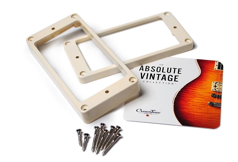 CreamTone M-69 Pickup Rings for Gibson Guitars • Absolute Vintage  Collection • Bone White Cream