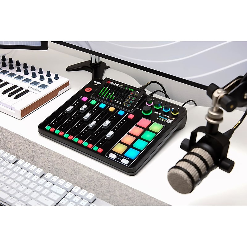 RØDE RØDECaster Pro II All-in-One Production Solution for Podcasting,  Streaming, Music Production and Content Creation,Black : Musical  Instruments 