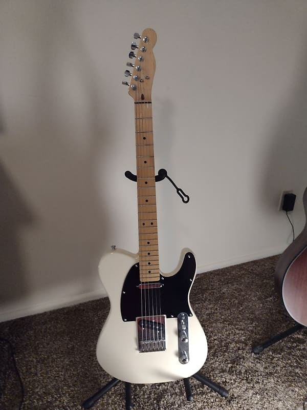 Custom Telecaster Style Electric Guitar 2017 in Vintage White image 1