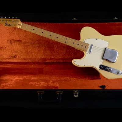 LEFTY! Vintage Early 1973 Original Fender USA Telecaster Ash Body Blonde Relic 1 Piece Maple Neck 7.6 lb HSC image 2
