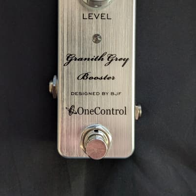 Reverb.com listing, price, conditions, and images for one-control-granith-grey-booster