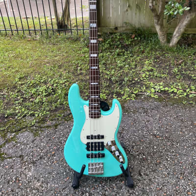 Fender MIJ Jino Jazz Bass 2022 Seafoam Green Made in Japan | Reverb