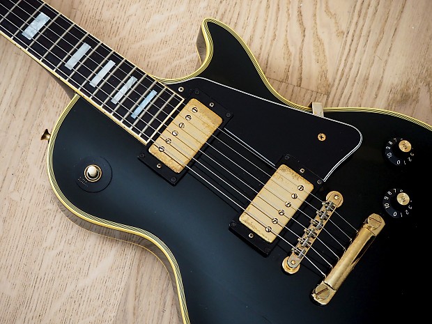 1981 Greco EG-500C Super Power Custom Black Beauty Electric Guitar