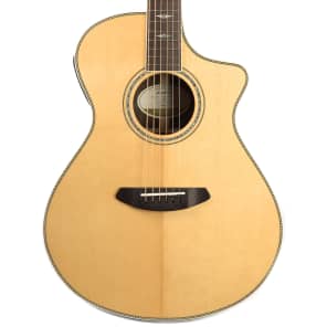 Breedlove Stage Exotic Concert CE Sitka Spruce/Ziricote Cutaway w/ Electronics Natural