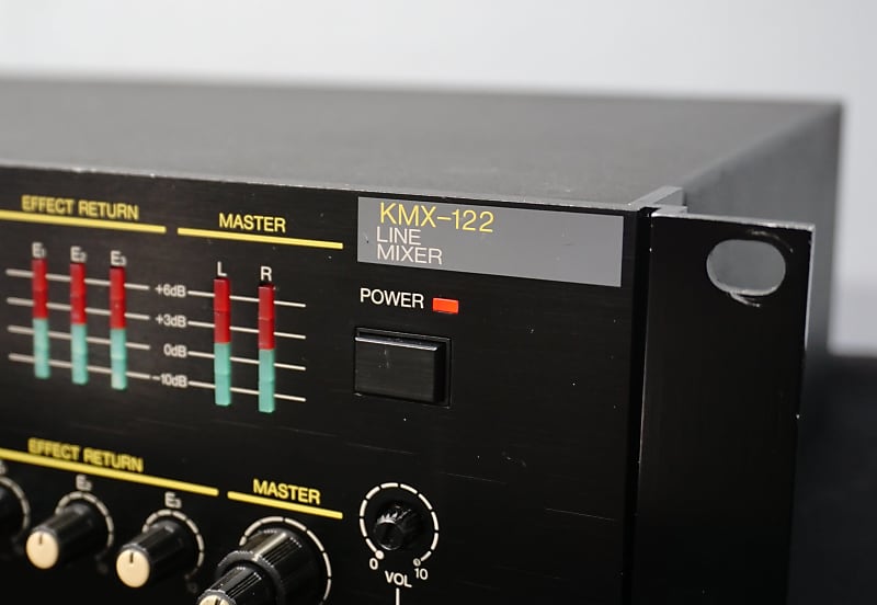 Korg KMX-122 80's Analogue 12 Channel Line Mixer 2U Vintage