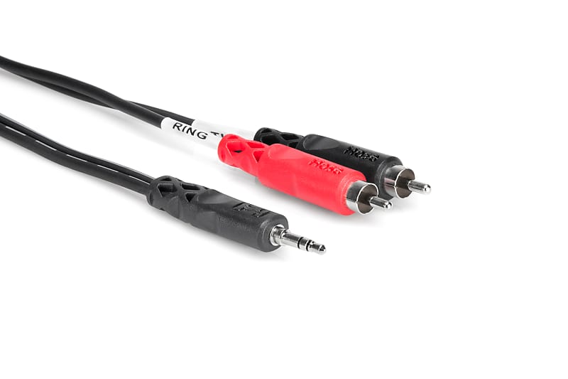 Hosa 6ft Stereo Breakout 3.5 mm TRS to Dual RCA image 1