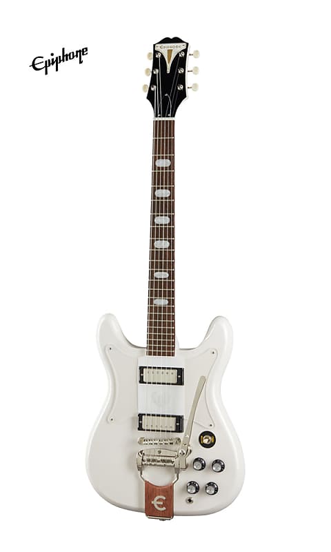 Epiphone Crestwood Custom (Tremotone) Electric Guitar - Polaris White image 1