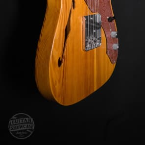 Fender 2004 Masterbuilt John English Telecaster Thinline - Pine/Leather image 5