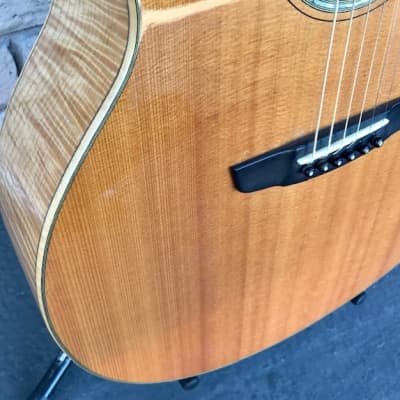 Goodall MJ-Flamed Maple, Sitka Spruce jumbo acoustic guitar-2000 image 9
