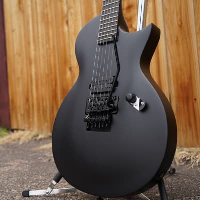 LTD  ESP LTD EC-FR BLACK METAL BLACK SATIN 6-String Electric Guitar image 5