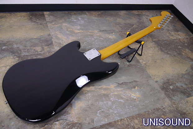 Fender Japan Mustang MG69 1995 Black | Reverb