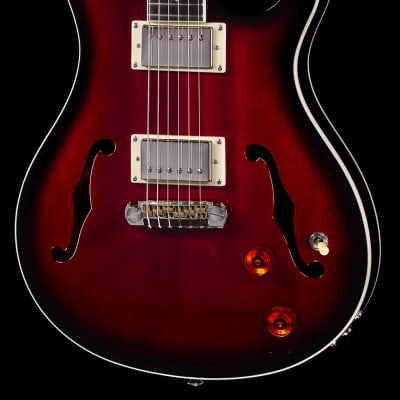 PRS SE Hollowbody Standard Fire Red-C03066 - 6.31 lbs image 1