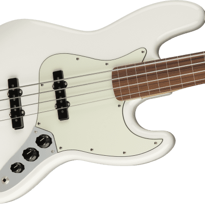 Fender Player Jazz Bass Fretless Pau Ferro Fingerboard 0149933515 Polar White image 2