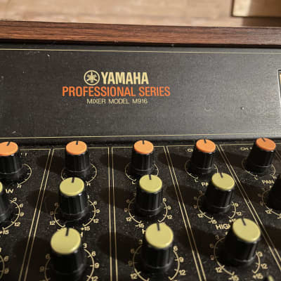 Yamaha M916 Vintage Console Mixing Board Japan 16 Channel In Out Patchbay  Transformers w/ Road Case | Reverb