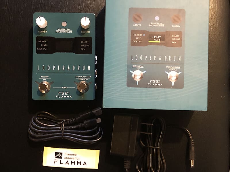 Flamma FS21 Looper & Drum Machine Pedal Reverb