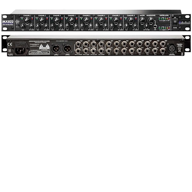 ART MX822 8-Channel Line Mixer with Effects Loop image 2