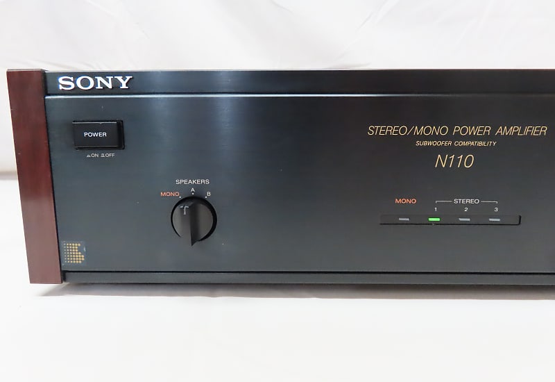 Sony TA-N110 Power Amplifier - Stereo Mono Subwoofer Amp | Reverb