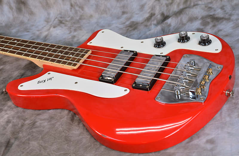 IBANEZ JTKB200 Jet King Bass Guitar - Rare Red Finish | Reverb